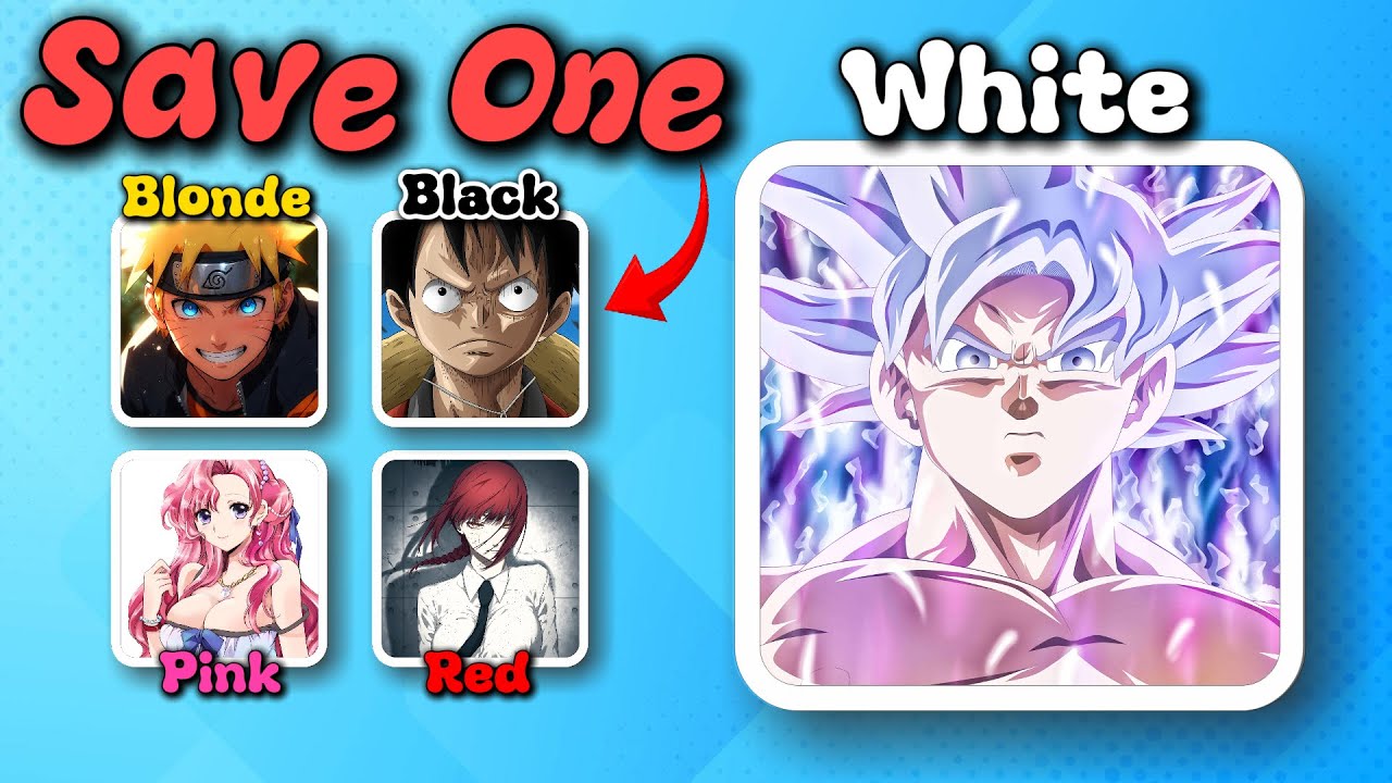 Save 1 Anime Character For Each Hair Colour! 🎨