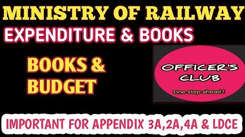 Appendix 3A Objective type questions. Based on Expenditure, Books & Budget.