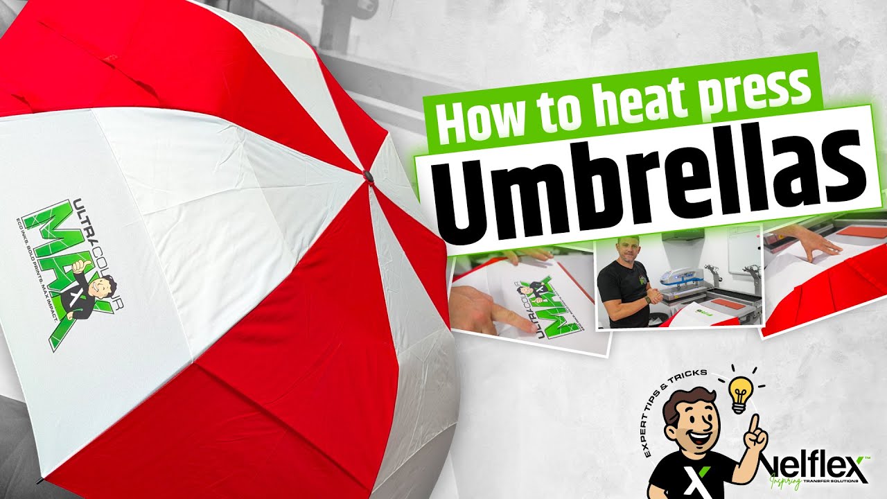 Как нанести термотрансферную печать на зонты (без расплавления и усадки!)