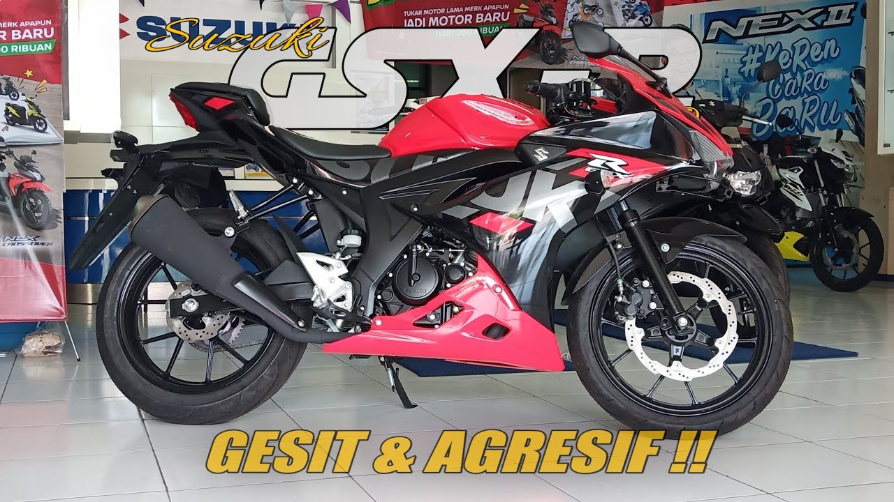 Suzuki GSX R150 stronger red 2021 - spesifikasi & fitur - YouTube