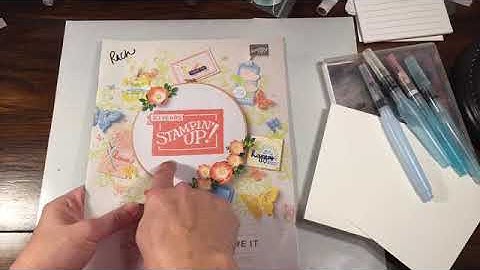 FB Live replay Watercolor Emboss Resist, Stampin
