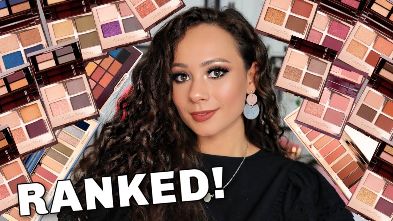 RANKING my CHARLOTTE TILBURY EYESHADOW PALETTES FROM LEAST TO MOST FAVORITE