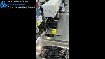 Multi-core cable cutting stripping and two sides crimping machine YH-H212 - Yuanhan