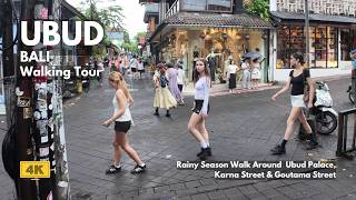 Download Lagu UBUD, Bali Rainy Season Vibes 4K Walking Tour in Early 2026 Around The Palace, Karna \u0026 Goutama St. MP3