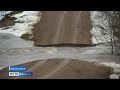 В Ростовском районе вода размыла единственный проезд в село Матвеевское