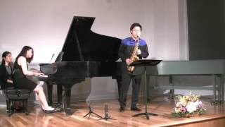 【Classical Saxophone Performance】Paul Creston Sonata for Alto Saxophone and Piano Op.19 by Wonki Lee
