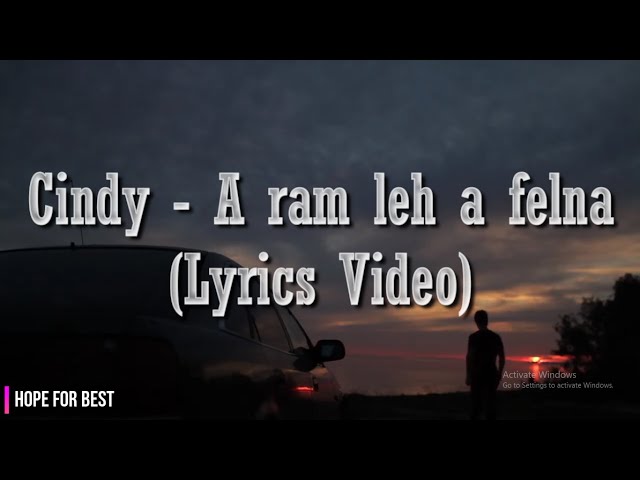 Cindy Lalthanpuii - A ram leh a felna (Lyrics Video) class=