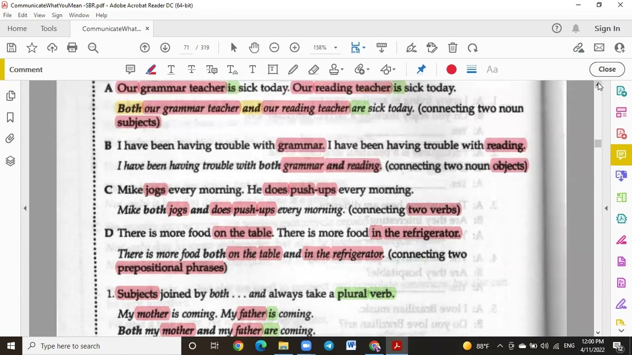 Lesson 5: Correlative Conjunctions: Both..... And