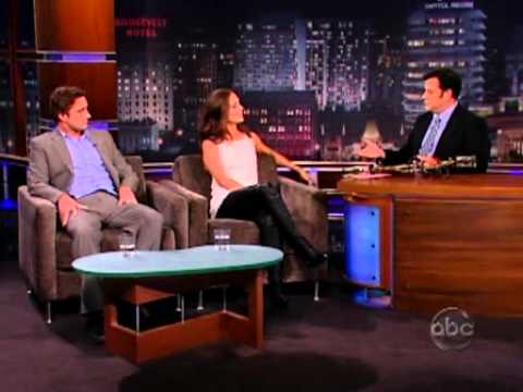 Eliza Dushku in Leather and OTK's On Jimmy Kimmel