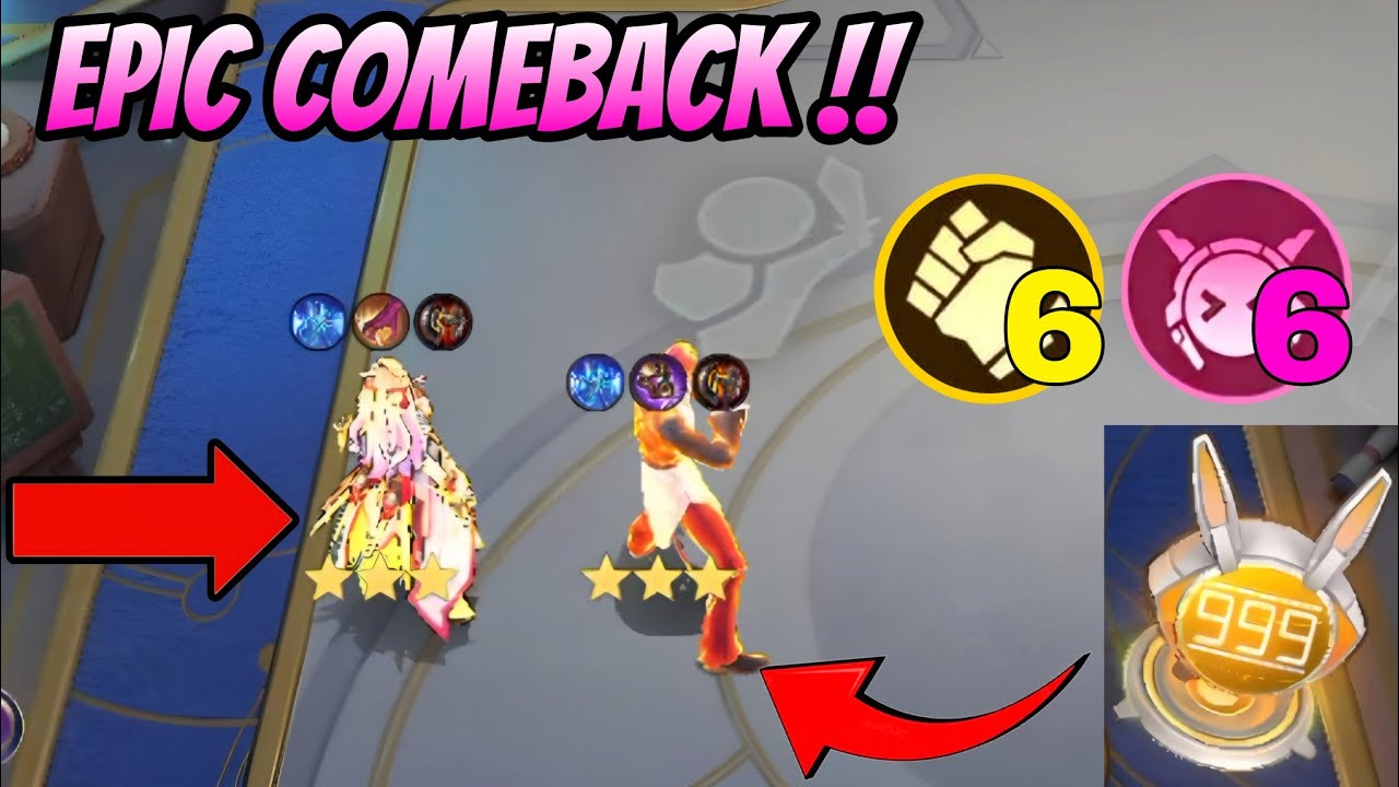 EPIC COMEBACK WITH 999 ASPIRANTS FAITH POINTS | 6 ASPIRANTS 6 BRUISER | MAGIC CHESS GO GO