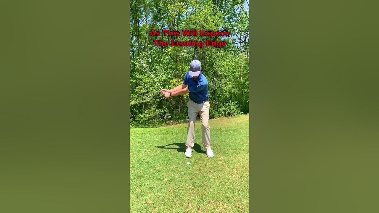 Golf Chipping Utilize The Bounce To Stop Mishits YouTube
