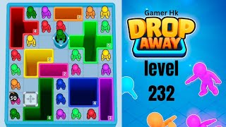 Drop Away level 232 Walkthrough Solution 