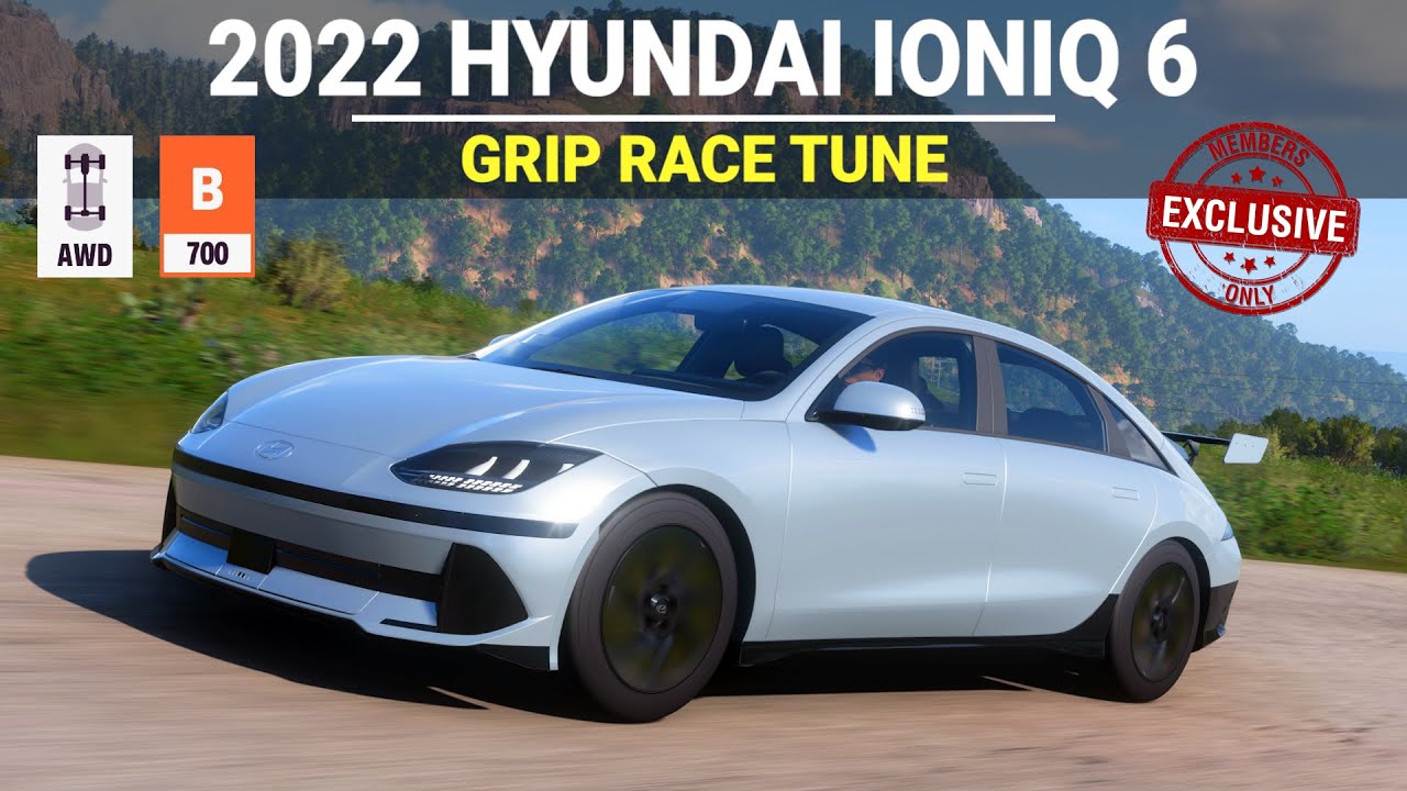 Forza Horizon 5 - 2022 Hyundai Ioniq 6 - B Class Grip Race Tune ...