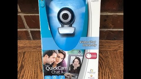 Logitech 2008 QuickCam Chat install guide for Windows 11