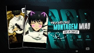 Trending Montagem Miau Edit In Capcut | Yuta Okkutsu Editing Tutorial...!🎀
