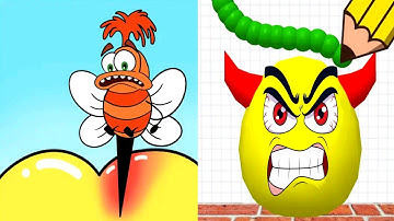 Help Monster 2 Tricky Puzzle vs Draw To Smash - Satisfying ASMR Funny Gameplay All Levels