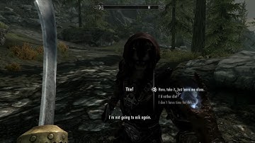 skyrim thief encounter