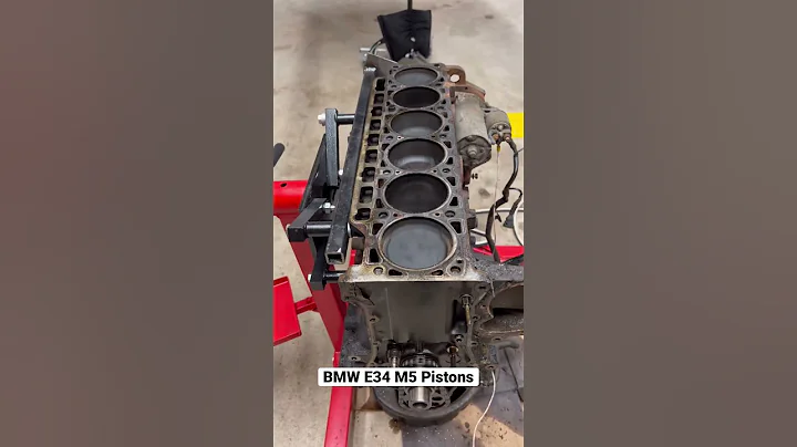 BMW E34 M5 Pistons Restoration #shorts #bmw #automotive #diy #cars #restoration #bmwm5 #engine