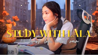 2.5 HOURS OF STUDY WITH LA LA [Music ver.]  // Study With Me #2 📚 Lofi 📚 Calm 📚 LaLaStudy by LA LA SCHOOL 6,034 views 6 months ago 2 hours, 30 minutes