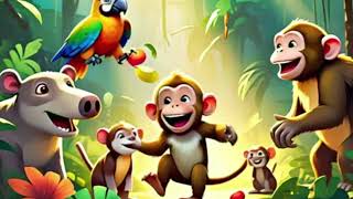 Milo's Jungle Adventure 🐒 | Fun Jungle Story for Kids | Learn, Laugh & Explore!