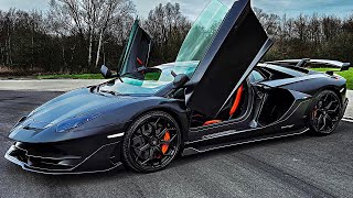 2023 Lamborghini Aventador SVJ - звук, детали интерьера и экстерьера