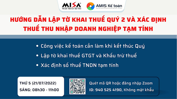 Hướng dẫn kê khai thuế tndn theo quý