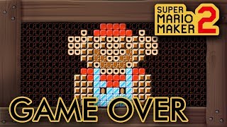 Super Mario Maker 2 - Amazing "GAME OVER" Level screenshot 1
