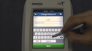 Brookfield DV2T and DV3T: Setting and Changing Passwords
