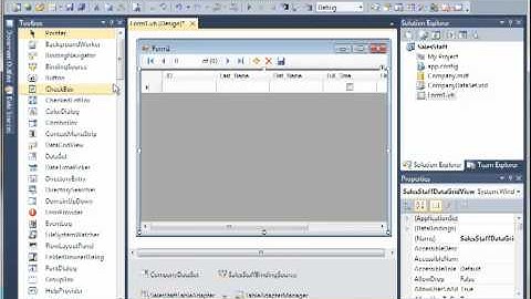 Visual Basic 2010: Database Wizard - MDF