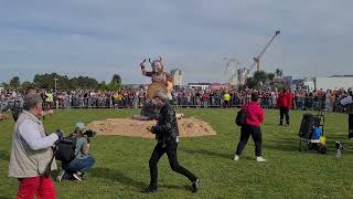 Carnaval De Cherbourg Coviking 1Er Reconnu Coupable Et Brûlé