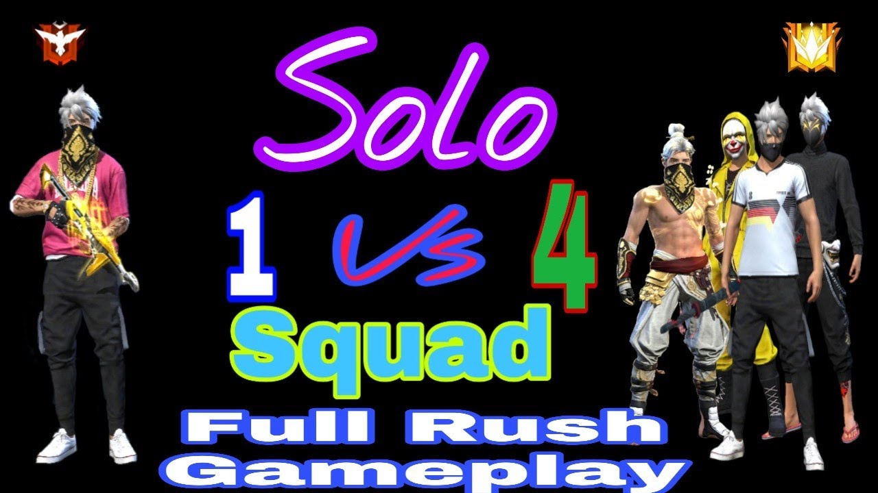 Solo vs Squad || Full Rush Gameplay|| Gaming Roni|| - YouTube
