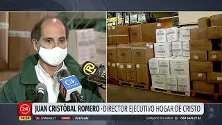 Intendencia Metropolitana dona 100 mil mascarillas al Hogar de Cristo y Fundación Las Rosas.