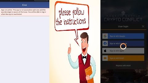 GBCC Facebook -app not active this app is not accessible ( SOLVED)