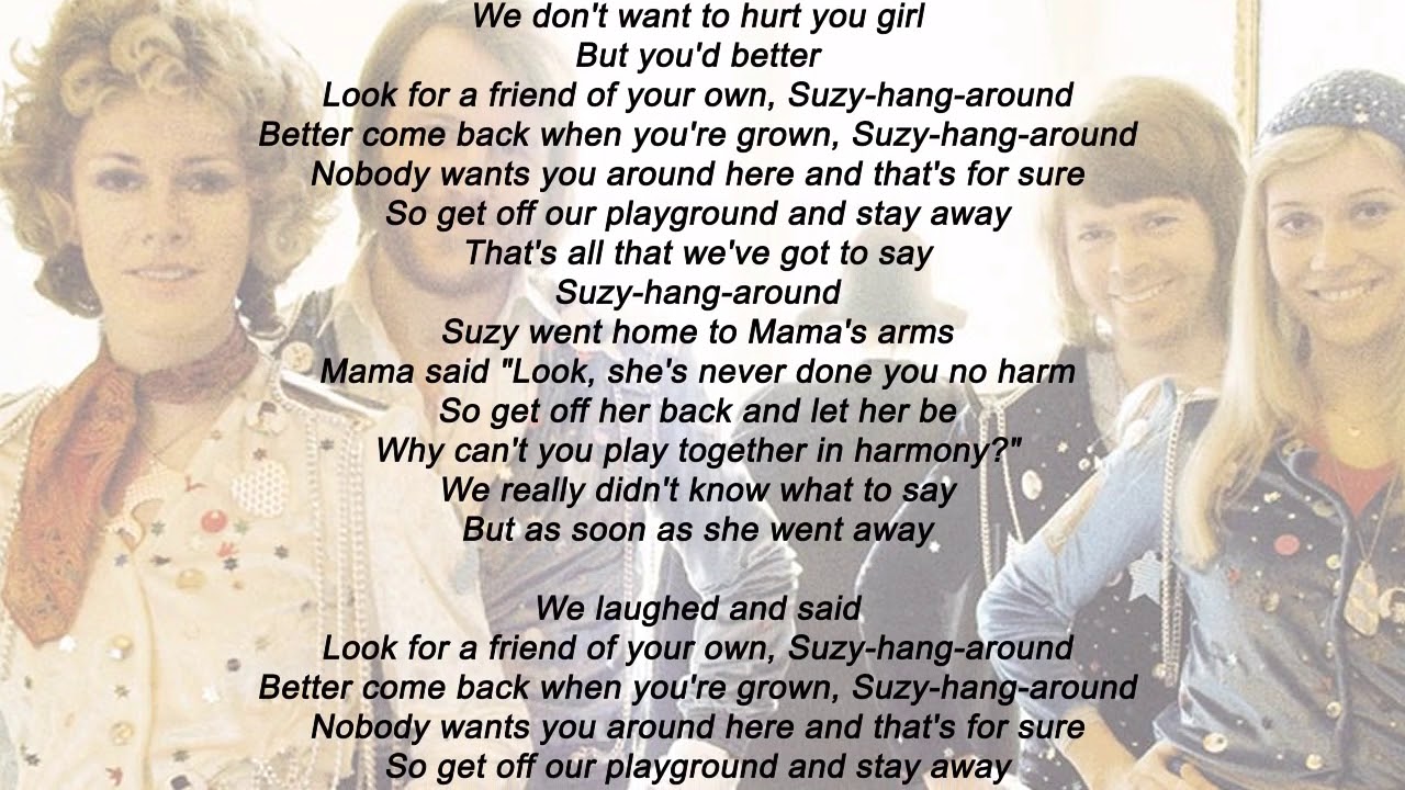 ABBA - Suzy-Hang-Around