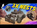 The ULTIMATE Defense. Triple Nest Homing Rocket Volley - Crossout Gameplay