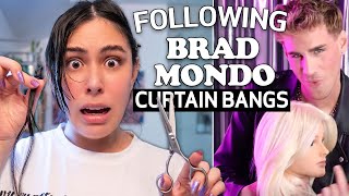 I tried cutting my own hair and following a Brad Mondo tutorial