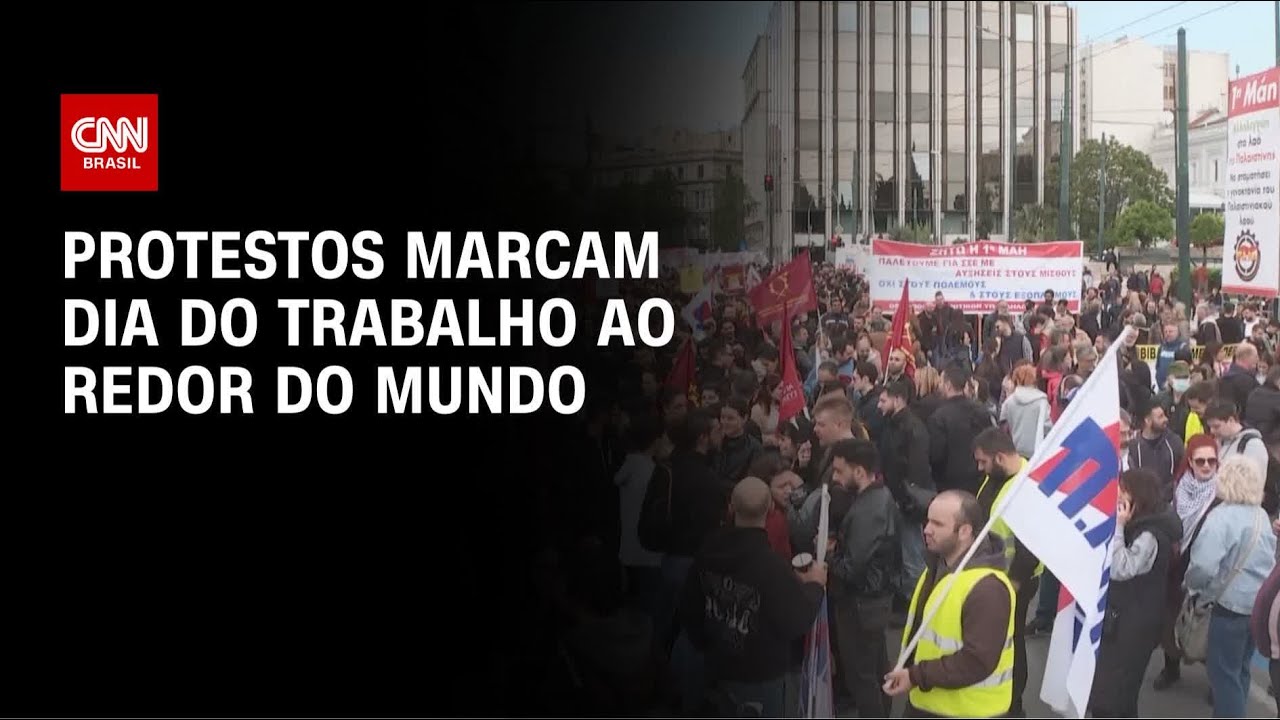 Dia do Trabalho: protestos marcam o dia ao redor do mundo | LIVE CNN ...