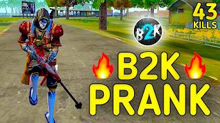 SOLO VS SQUAD || B2K PRANK😆!!! ULTIMATE GAMEPLAY WITH LEGENDARY AWM😈 || 90% HEADSHOT INTEL I5