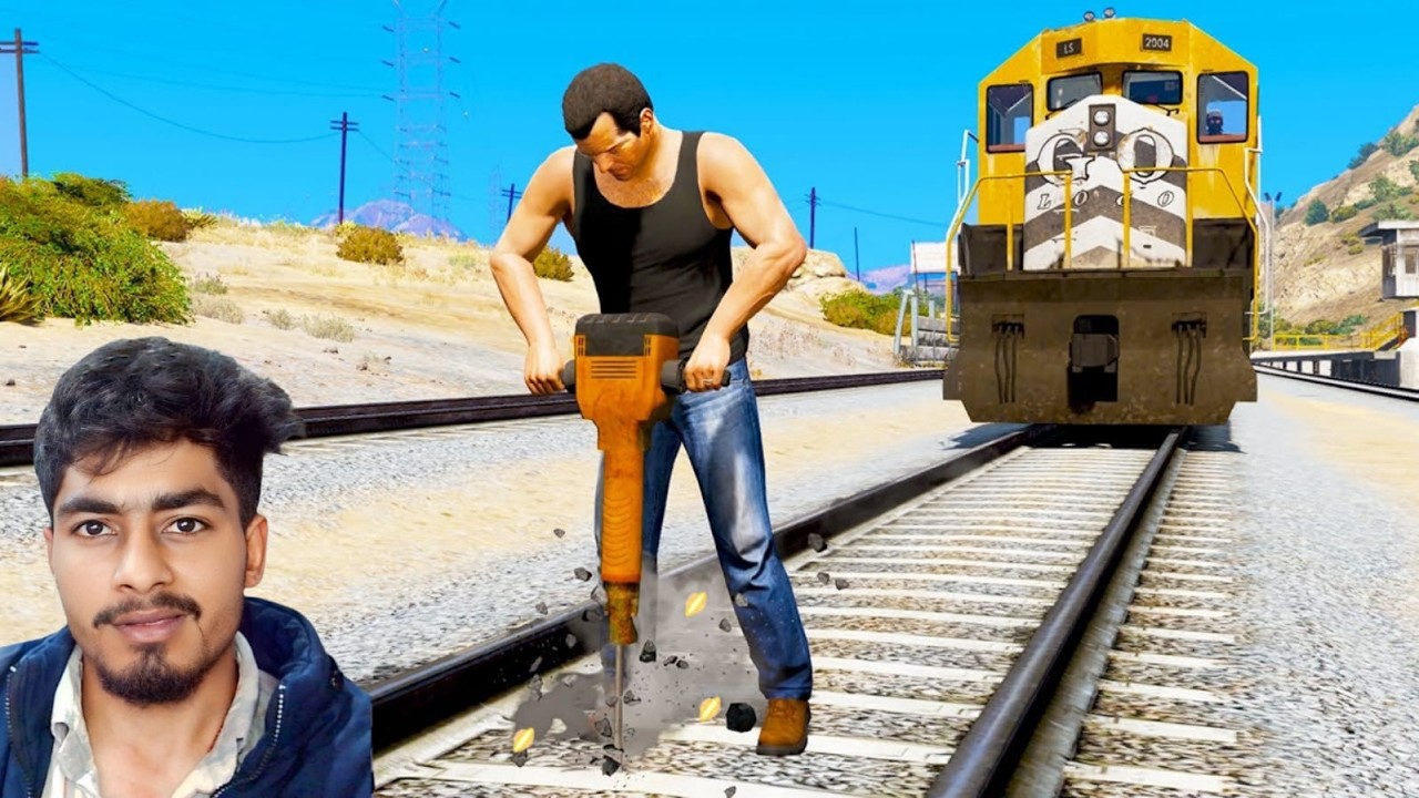 GTA 5 LIVE | Train vs 100 Luxury Cars 😱🔥 कौन बचेगा?