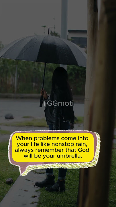 When Life Pours Down, Trust in Your Umbrella of Faith 🌧️☂️#god #allah #quotes #motivation