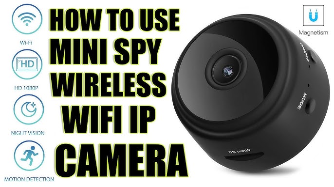 Generic - Mini caméra espion sans fil WiFi - 1080P Nanny Cam avec