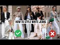 Avoid these white jeans mistakes in 2023