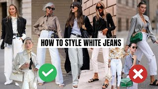 Avoid these white jeans mistakes in 2023