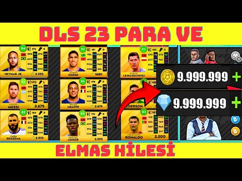 DLS 23 - Sınırsız Para ve Elmas Hilesi - Dream League Soccer