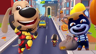 Talking Tom Gold Run Gameplay - iRon Ben Gold Run in Helloween Update - Full screen Android Gameplay