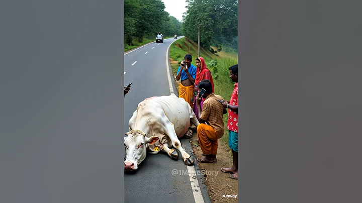 Beautiful story of a pregnant cow. #shortsfeed #shorts#youtubeshorts #ai