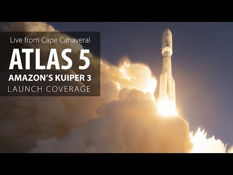 Watch live: ULA Atlas 5 launches 27 Kuiper satellites for Amazon on Atlas 5 rocket