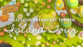 DELICIOUS BREAKFAST THEMED ISLAND TOUR | Animal Crossing New Horizons screenshot 4