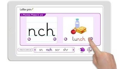 Fun phonics with Letter-join!