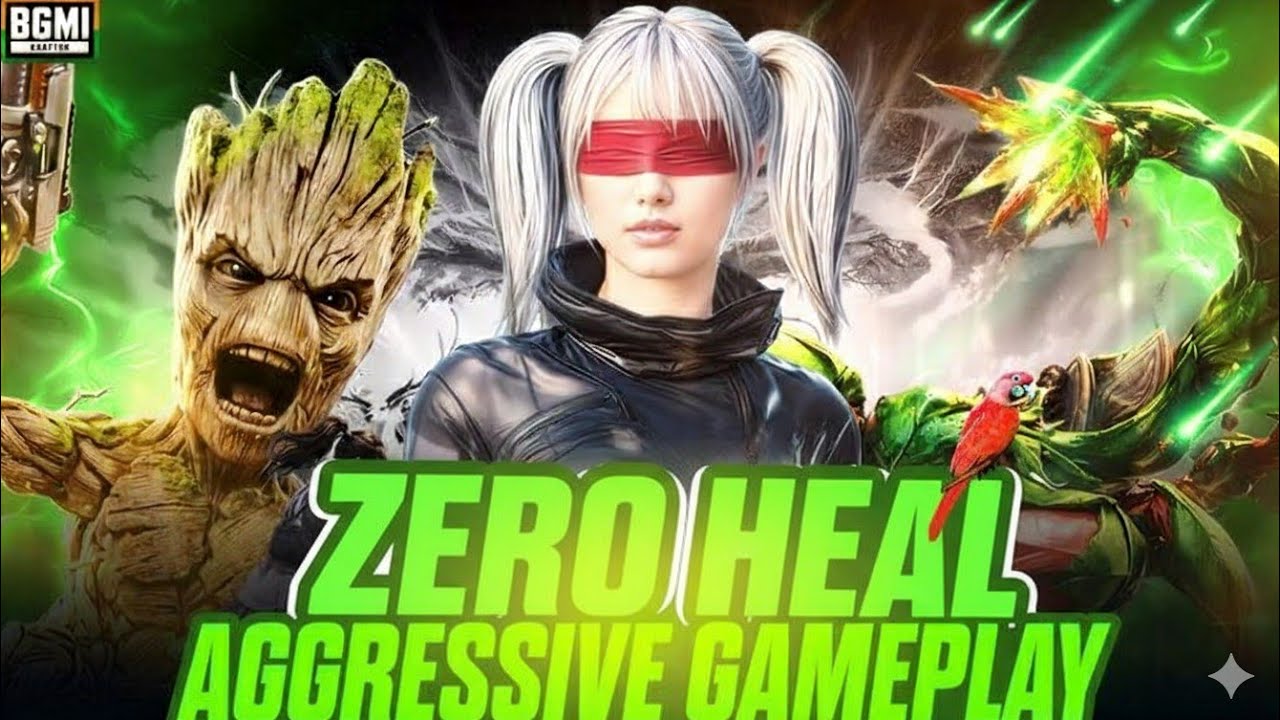 ZERO HEAL AGGRESSION MODE IN BGMI 